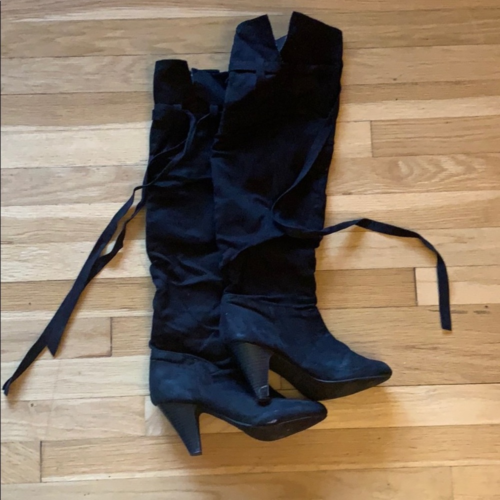 Knee high soft boots